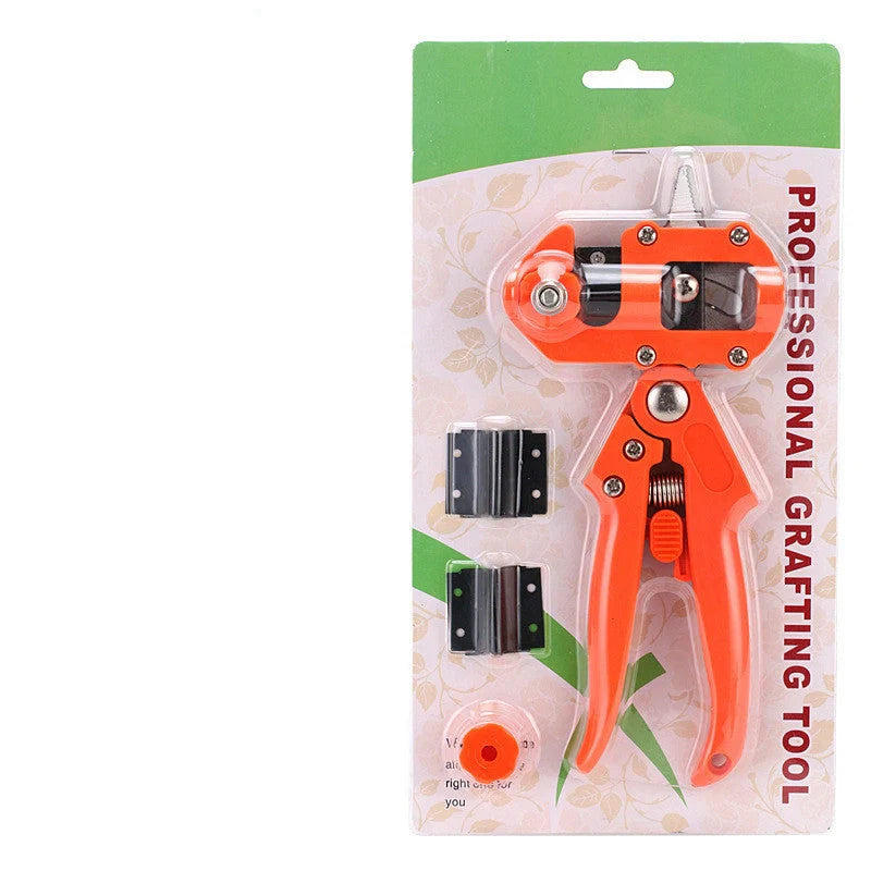 Grafting pruning shears for fruit tree seedlings with precision blade