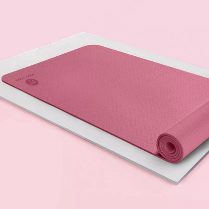 Pido TPE yoga mat in selected color, perfect for beginners with non-slip surface