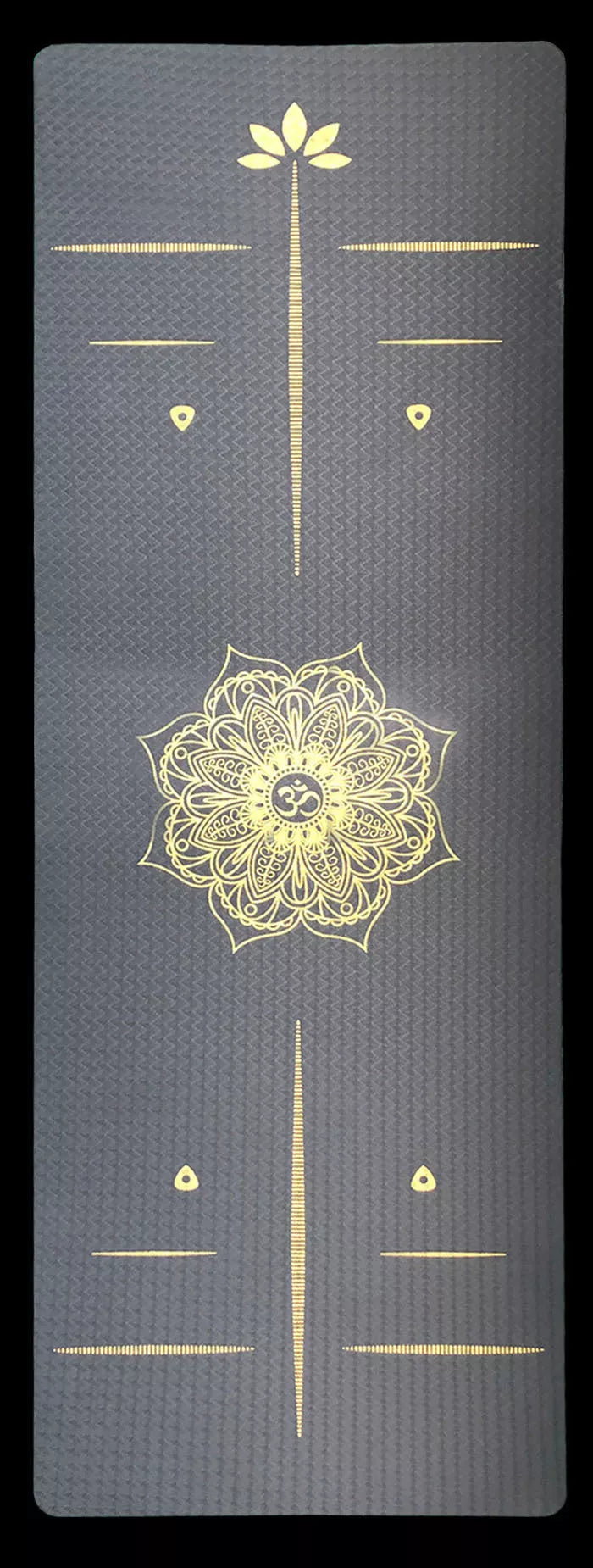 6mm thick yoga mat in black, red, or white for optimal support and comfort during yoga practice