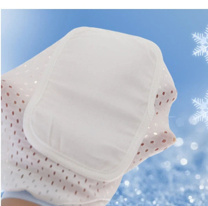 Ergonomic baby nursing arm pillow with breathable ice silk fabric