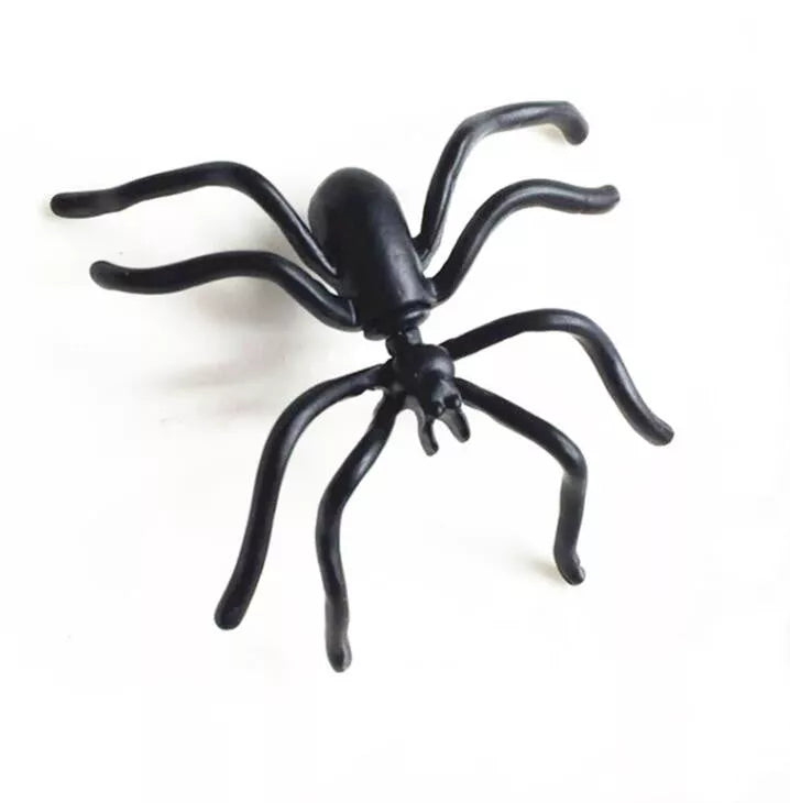 3D Creepy Black Spider Earrings for Halloween and home decoration