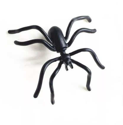 3D Creepy Black Spider Earrings for Halloween and home decoration