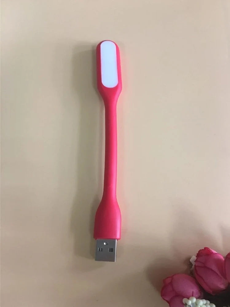 USB LED desk lamp with 6 diffused beads providing keyboard illumination