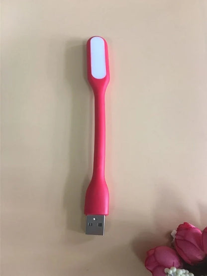 USB LED desk lamp with 6 diffused beads providing keyboard illumination