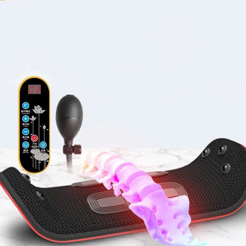 Electric Lumbar Traction Device with adjustable settings for back pain relief