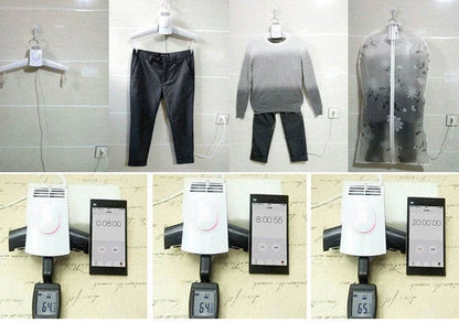 Portable Clothes and Shoe Dryer with Foldable Electric Design for Travel and Home Use