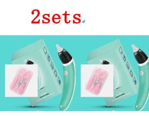 Electric Nasal Aspirator with Adjustable Suction Power and Soft Silicone Tips for Gentle Nasal Clearing in Babies