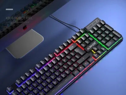 GOIIOG Jigou K803 wired USB keyboard in black matt with mechanical feel and multimedia keys