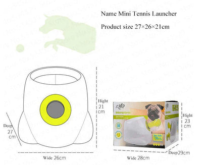 Automatic Interactive Dog Ball Launcher - Provide Endless Fetch Fun for Your Furry Friend