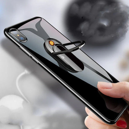 Premium USB Cigarette Lighter with Sleek, Ice-Inspired Design and Dual-Function as Lighter and Charger