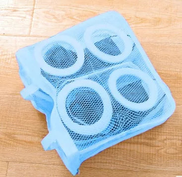 Machine Wash Shoes Magic Protective Mesh Bag in various colors for safe shoe cleaning