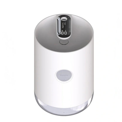 Wireless USB humidifier in blue, pink, or white colours with 1.0-2.5 litre water tank for rooms under 10 square metres