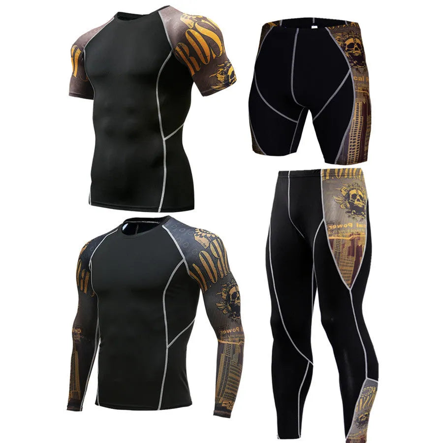 Quick-drying running suit in blue, made from milk silk and 90% polyester, available in multiple sizes and colours.