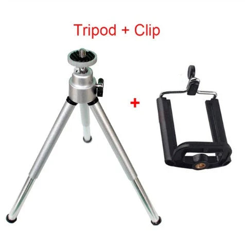 Compact and flexible tripod stand with 360-degree swivel for digital cameras and camcorders