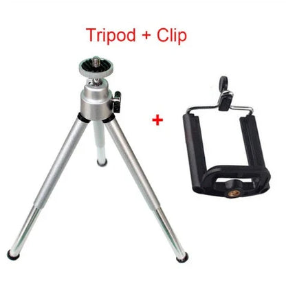 Compact and flexible tripod stand with 360-degree swivel for digital cameras and camcorders