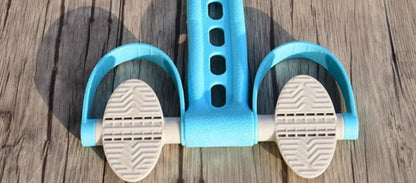 Blue silicone pedal puller with non-slip grip for bike maintenance