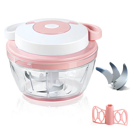 Compact home ginger garlic blender with 400ml bowl and 3 stainless steel blades for quick kitchen prep