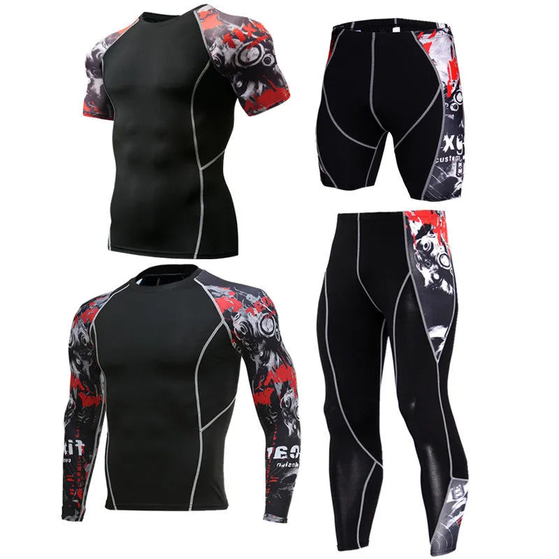 Quick-drying running suit in blue, made from milk silk and 90% polyester, available in multiple sizes and colours.