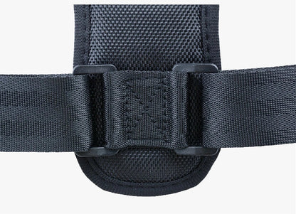 Kids wearing a black and blue posture corrector belt for clavicle and lower back support