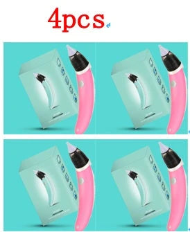 Electric Nasal Aspirator with Adjustable Suction Power and Soft Silicone Tips for Gentle Nasal Clearing in Babies