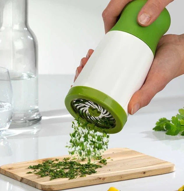 Premium herb chopper for effortless mincing and dicing of fresh herbs like basil, cilantro, and mint