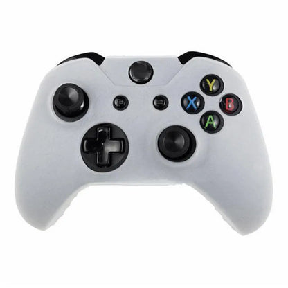 Xbox One controller with soft silicone protective case in blue camouflage colour