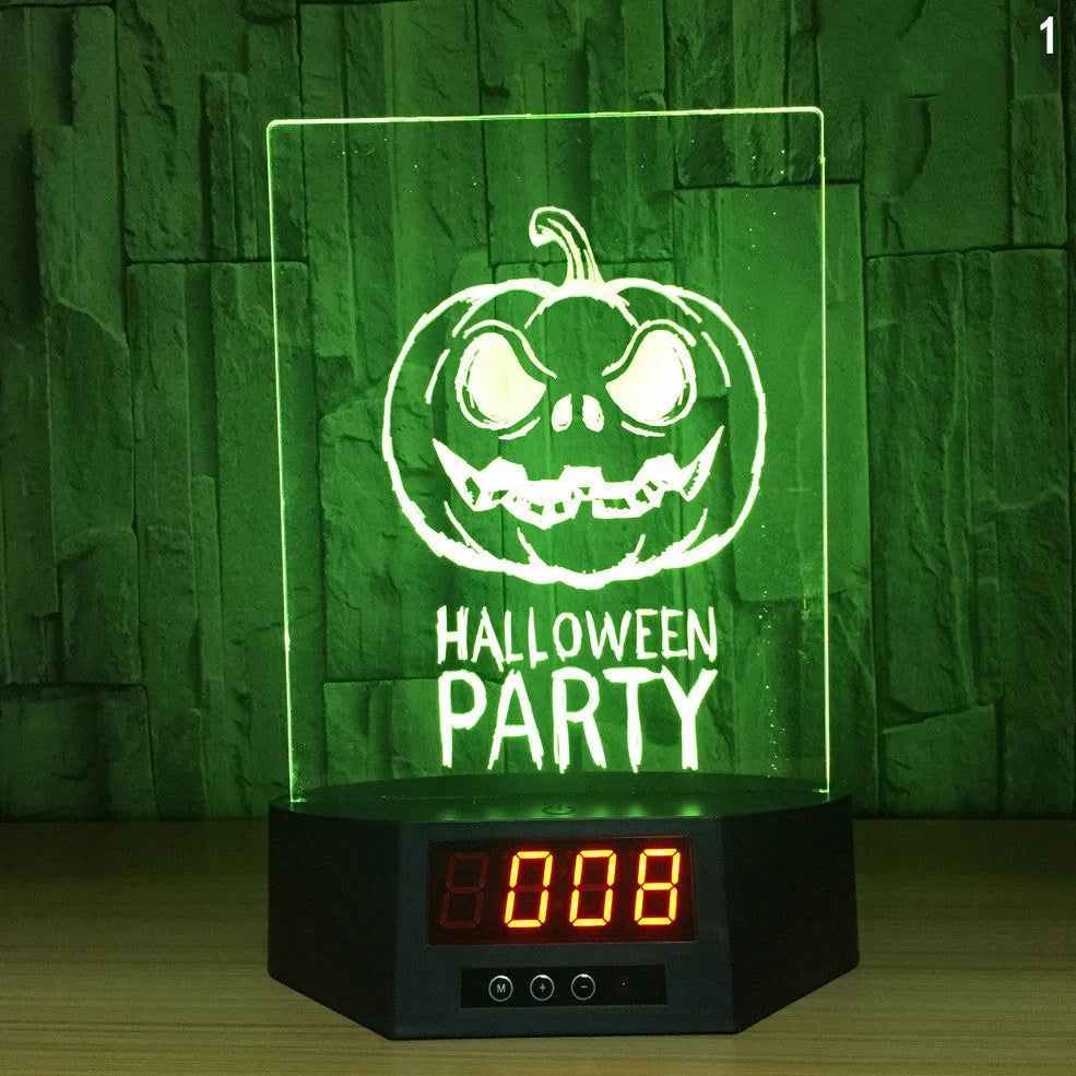 Blue dolphin-shaped table lamp with glowing 3D design and remote control on wooden surface