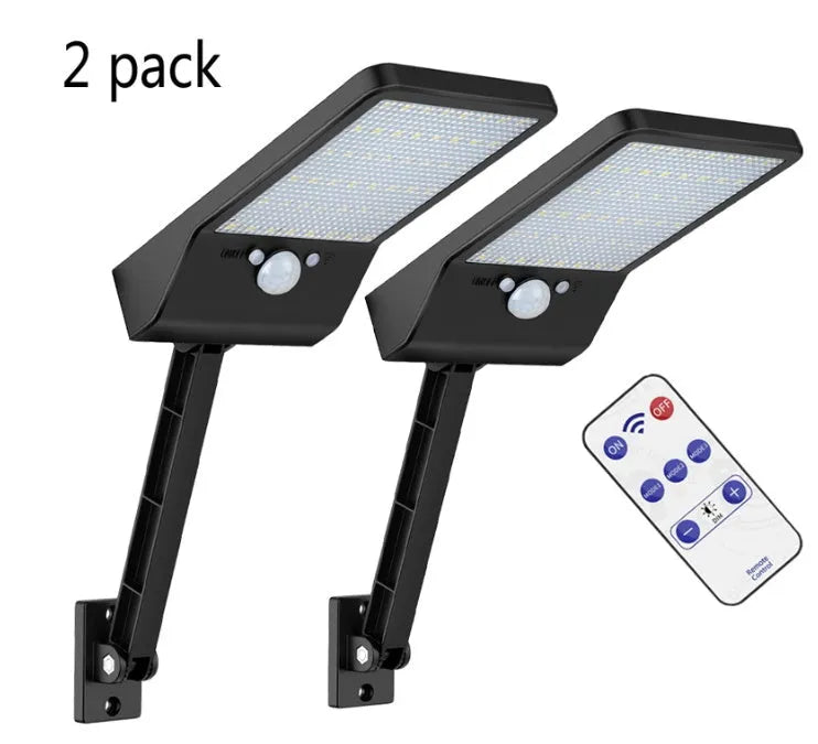 Outdoor sensor wall light in black or white with IP65 rating, 8W white LED, and 48LED style option for garden or patio.