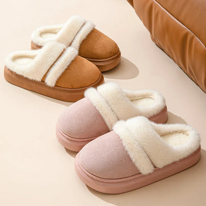 Cozy cotton slippers with plush interior, non-slip soles, and charming cartoon designs for ultimate indoor comfort and relaxation