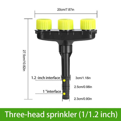 Versatile garden sprinklers with adjustable nozzle for efficient watering of lawns, gardens, and agricultural crops
