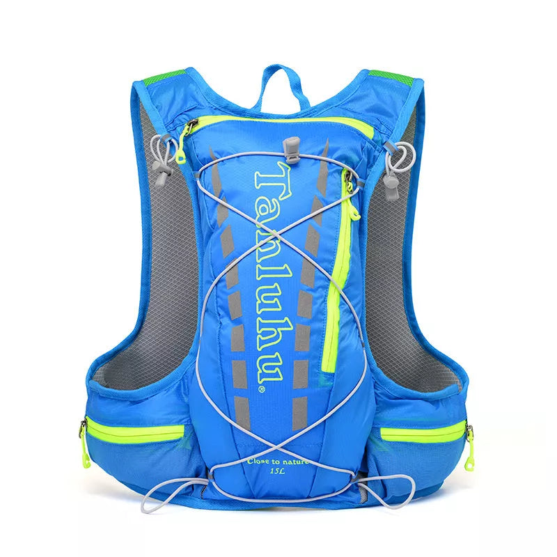 15L lightweight hydration vest backpack in multiple colors with adjustable straps for outdoor sports