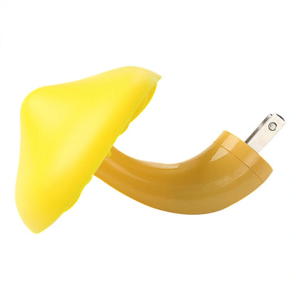 Mushroom-shaped LED night light with automatic sensor in various colors