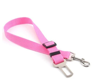 Adjustable Seatbelt Dog Leash for Secure and Comfortable Car Rides with Pets
