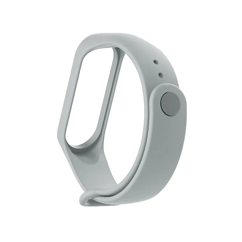 Silicone replacement strap for Xiaomi Mi Band 3 fitness tracker in multiple colour options