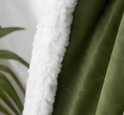 Double-sided crystal cashmere nap blanket in various colours and sizes for spring and autumn use