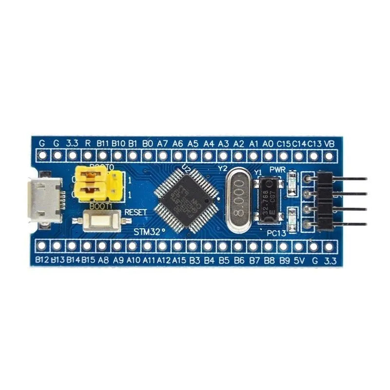 STM32F103C8T6 ARM Cortex-M3 microcontroller development board with Mini USB connector