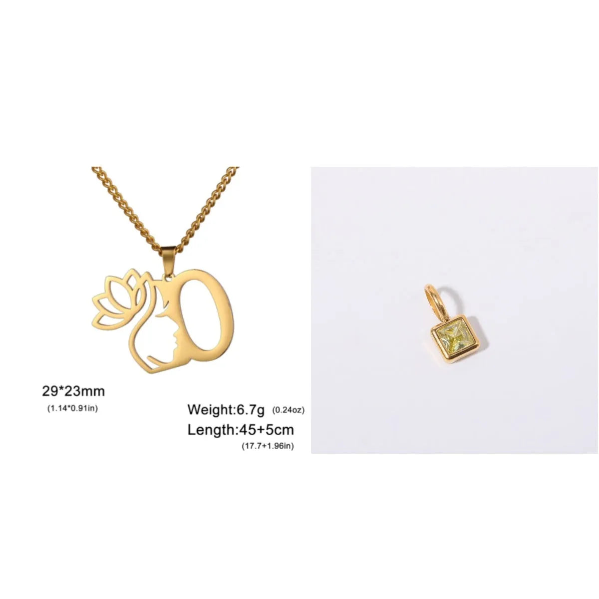 Stainless steel fashion necklace with geometric cross chain design and electroplated finish in gold or silver colour