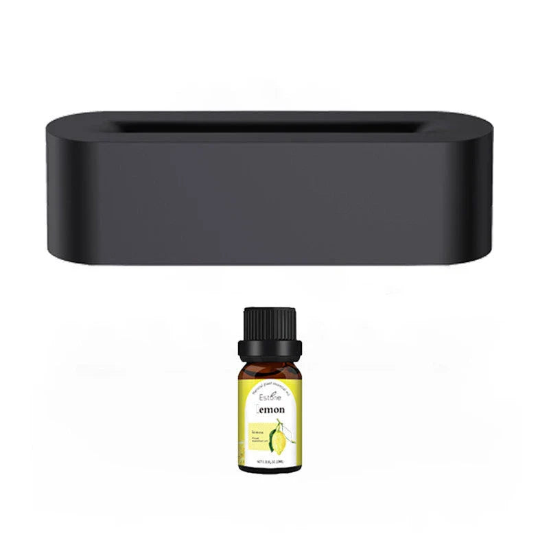 Soothing Aroma Diffuser with Flame-Like LED Lighting and Ultrasonic Humidification