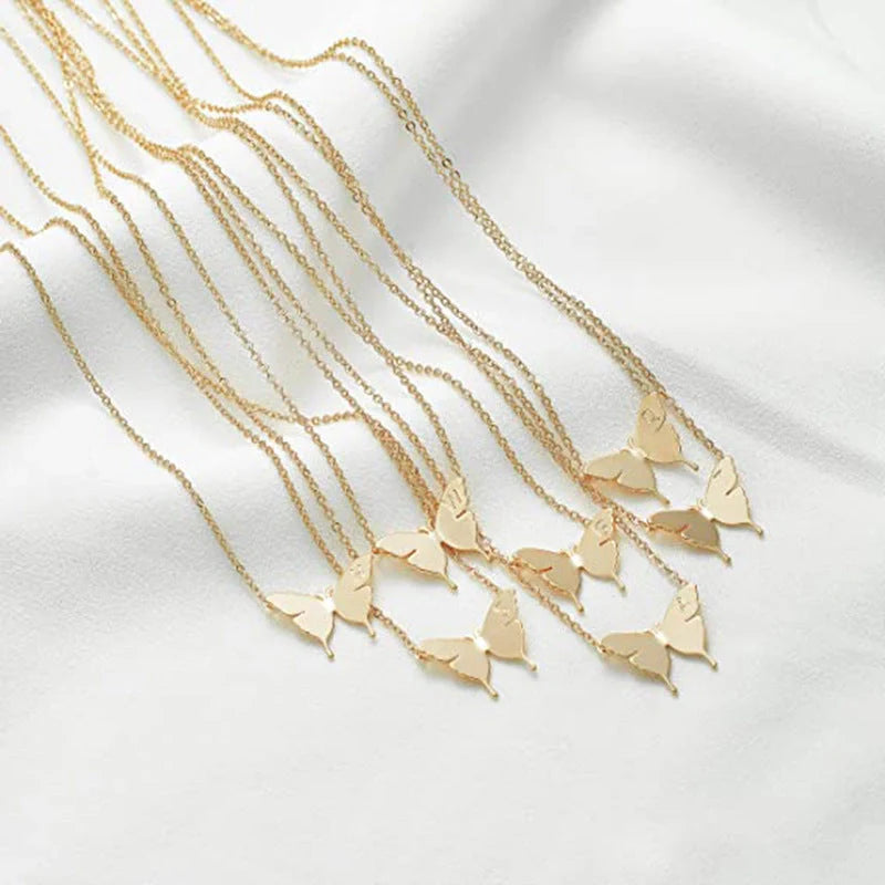 Hhomeenjoy Elegant Butterfly Pendant Necklace - Timeless Fashion Statement