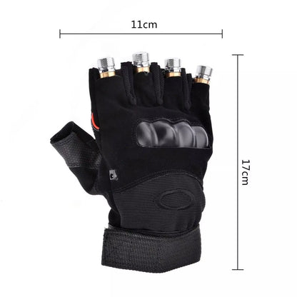 Stage Show Red Green Laser Gloves for dynamic performances with adjustable wrist