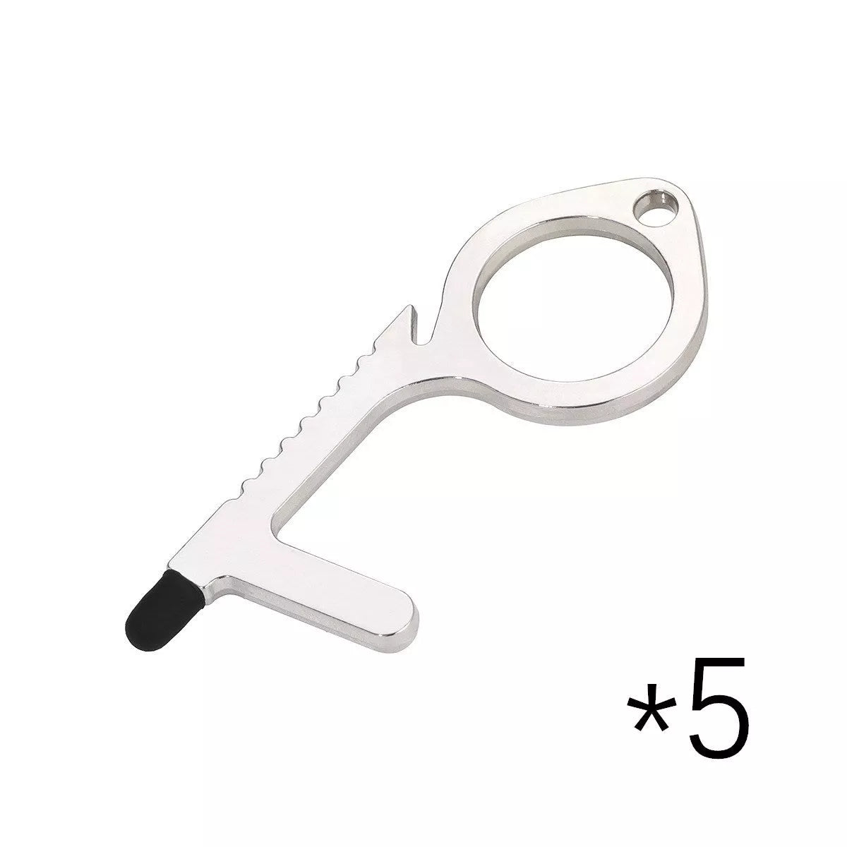 Alloy protective door opener keychain in various colors