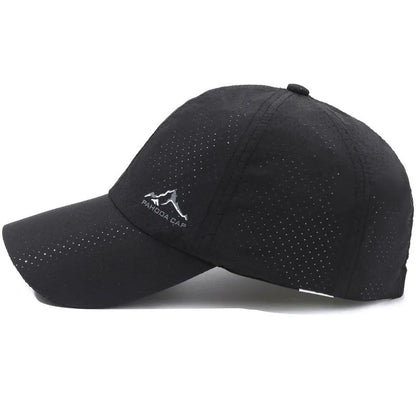 Korean-style adjustable baseball cap in dome crown design with polyester fabric for summer sun protection