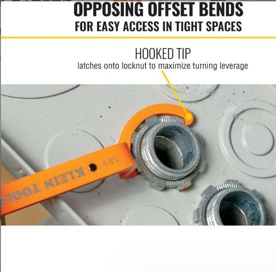 Crescent magnetic suction wrench catheter locking wrench kit three-piece set with orange, gray, and black wrenches