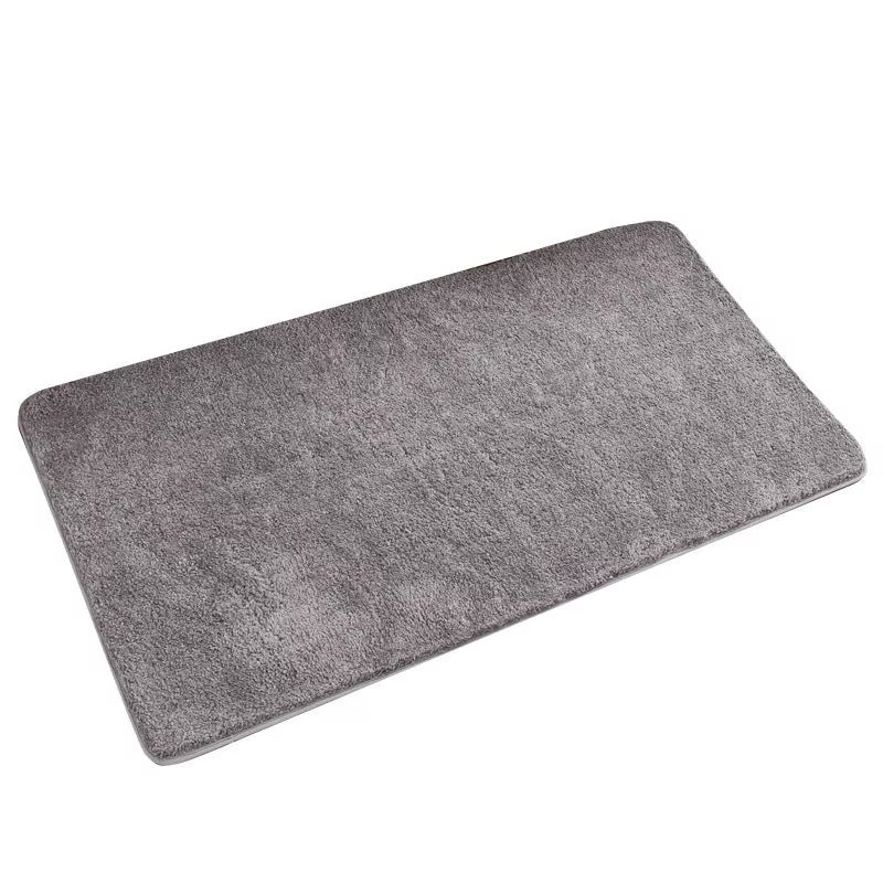 Polyester fiber doormat in various colors and sizes for home entryways