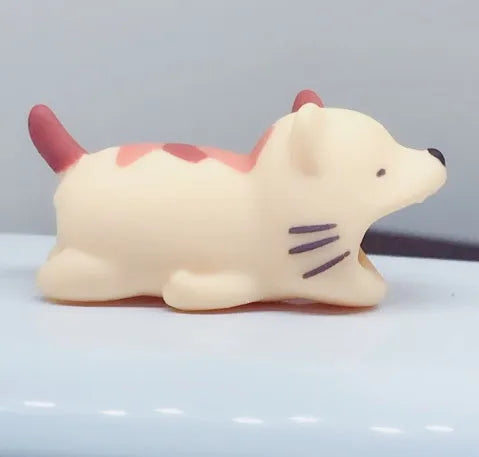 Silicone animal-shaped cable protector for Apple iPhone lightning charging cable.