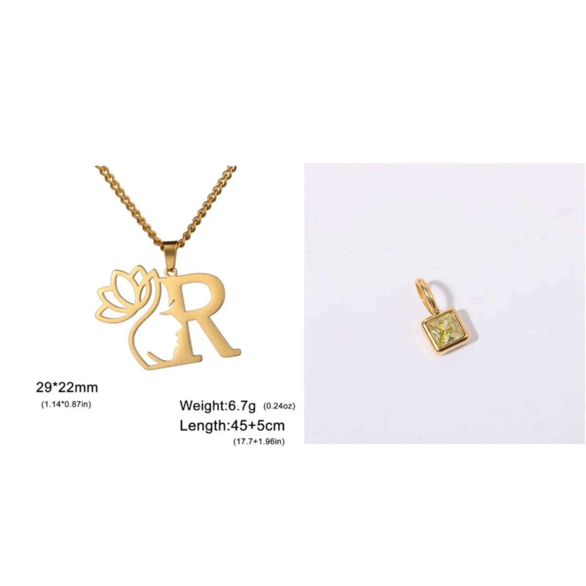 Stainless steel fashion necklace with geometric cross chain design and electroplated finish in gold or silver colour