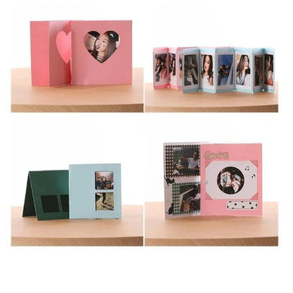 Premium craft paper keepsake gift box with adhesive photo album for organizing and displaying special occasion photos
