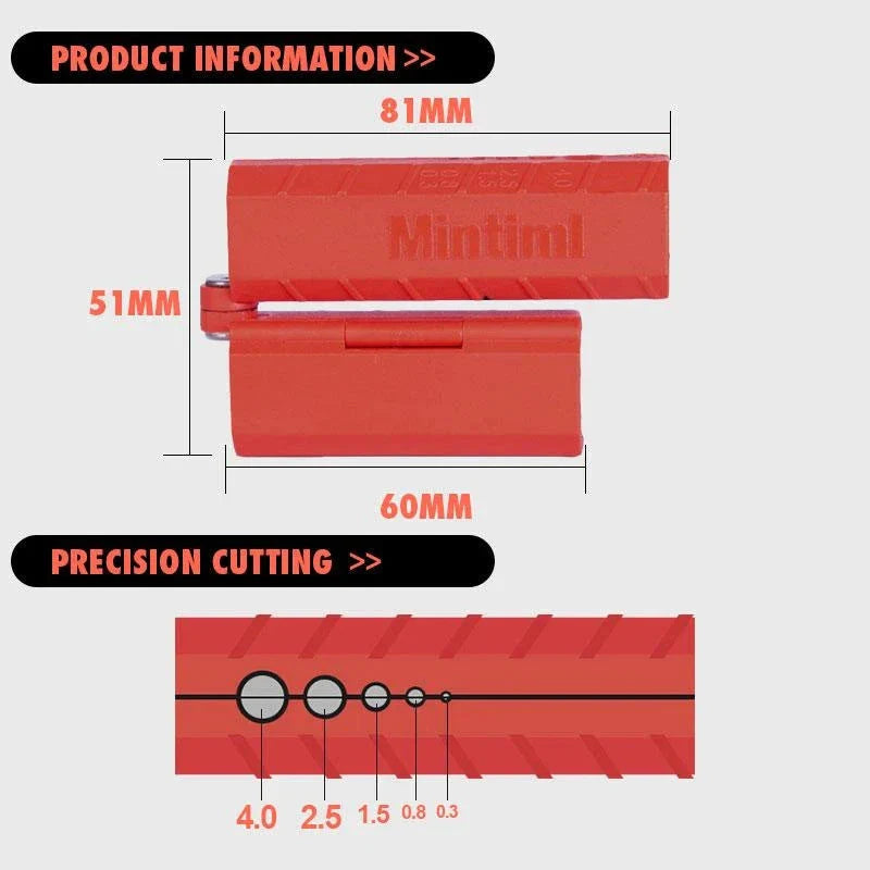 Versatile electric wire stripper pen with multiple cable cutting and stripping capabilities