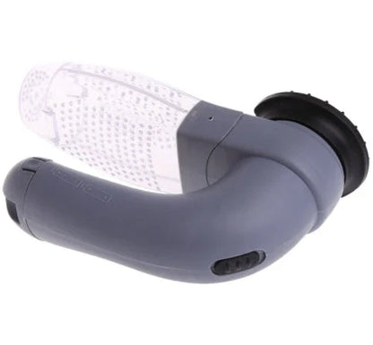 Powerful portable pet hair vacuum cleaner with quiet motor and soft rubber massage head for safe, comfortable pet grooming