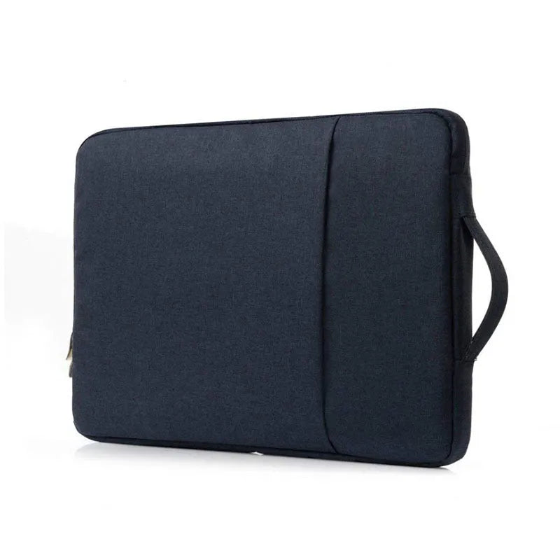 Canvas tablet case handbag in grey colour with thicken anti-fall protection for student Pro 12.9 devices